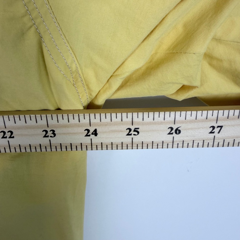 J.L. Colebrook Women's M Yellow Hooded Utility Jacket Mixed Media Gorpcore - Picture 9 of 13